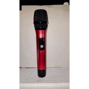 UHF Wireless Microphone Steel Red Without Receiver